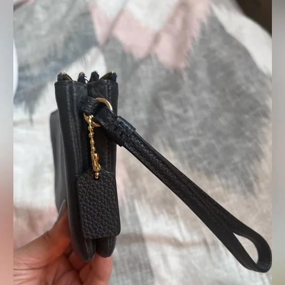 Coach Dark Navy Wristlet - Picture 7 of 13